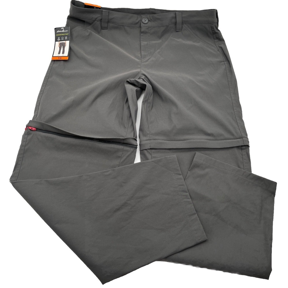 Eddie‎ Bauer Women's Convertible Performance Grey Pant Size 16